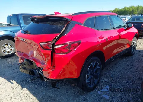 2021 Chevrolet Blazer Awd Rs из США, поврежденный, VIN 3GNKBKRSXMS532963